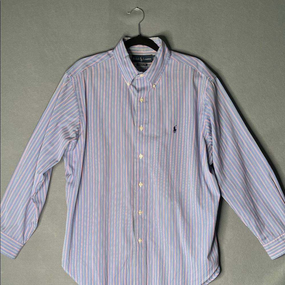Polo ralph Lauren multicolored striped button-down shirt